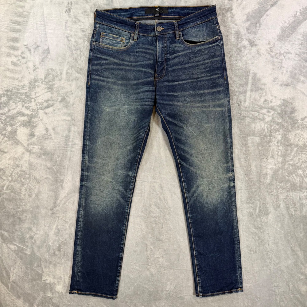 Jordan Craig Collins Legacy Edition Jeans Mens Size 34x32 Blue Dark Wash Denim